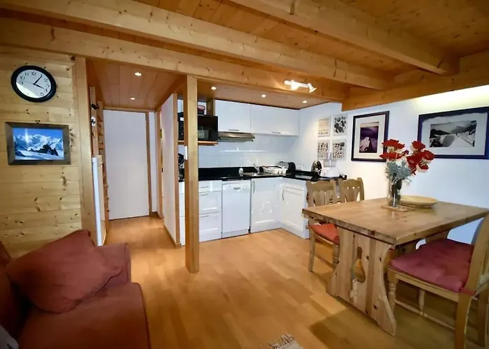 Duplex 4 Pers Vue Montblanc , Grands Montets Apartman Chamonix