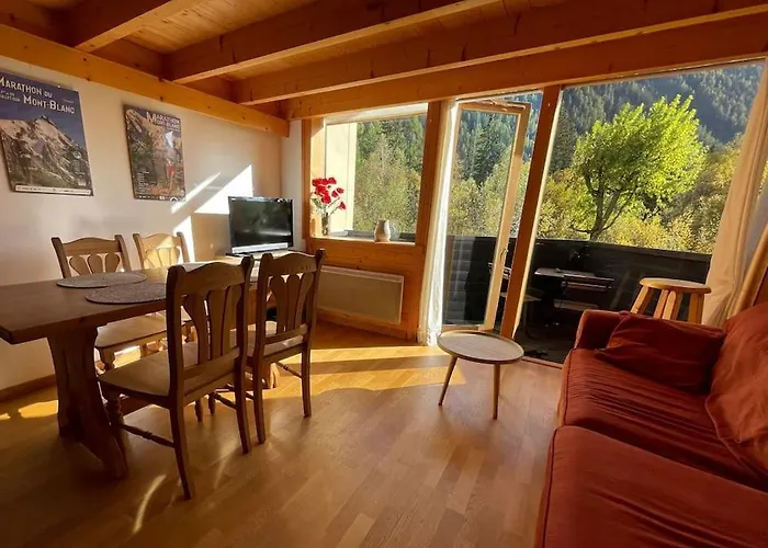 Duplex 4 Pers Vue Montblanc , Grands Montets Апартаменти *